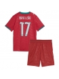 Otroške Nogometnih dresov Portugalska Rafael Leao #17 Domači SP 2026 Kratki rokavi (+ hlače)